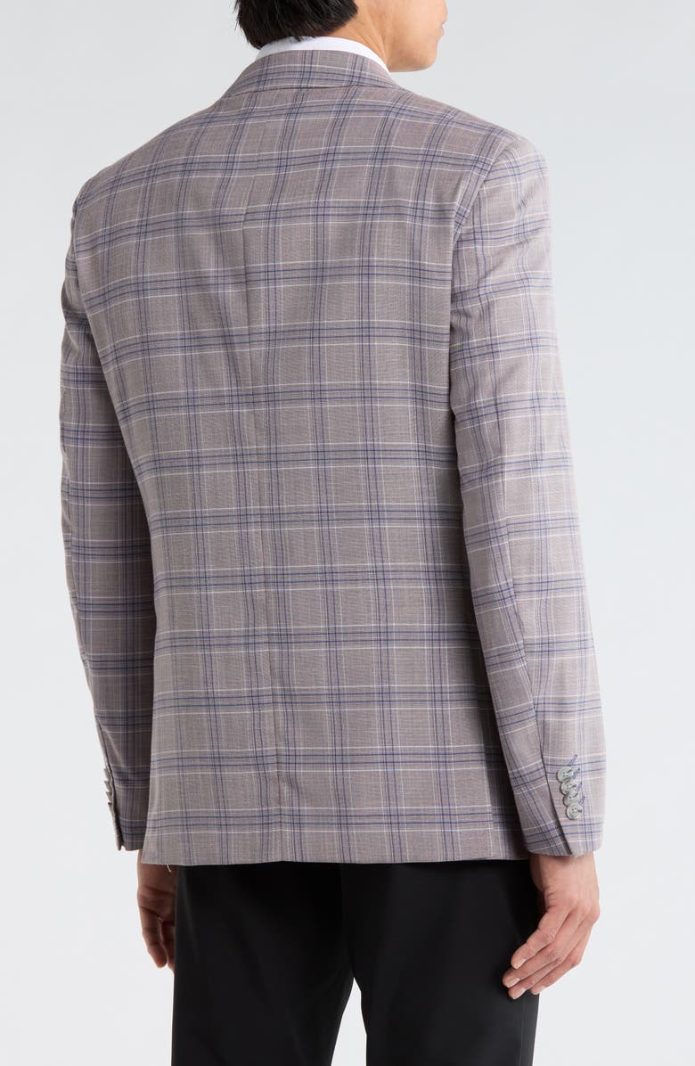 SAVILE ROW CO Plaid Sport Coat, Alternate, color, Grey