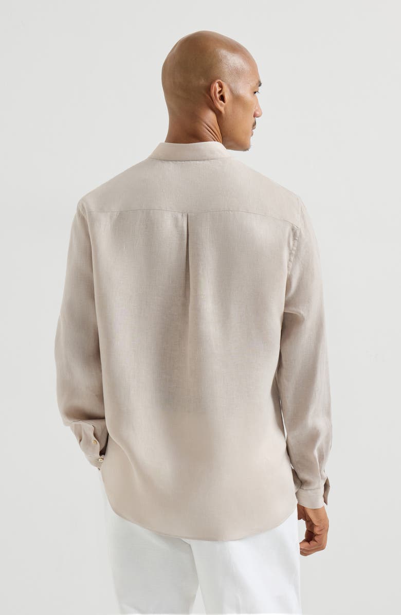 Brunello Cucinelli Linen shirt, Alternate, color, Yuta