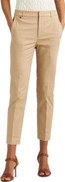 Lauren Ralph Lauren Double Faced Stretch Cotton Pants
