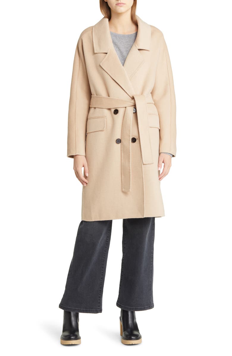 Rails Sloan Belted Wool Blend Overcoat, Alternate, color, 