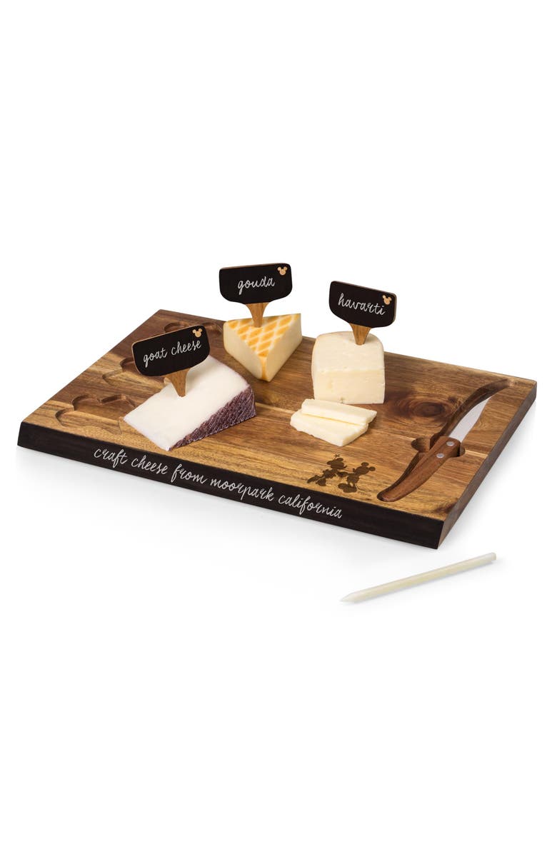 Toscana a Picnic Time Brand TOSCANA Disney 6-Piece Cheese Board Set, Alternate, color, Brown