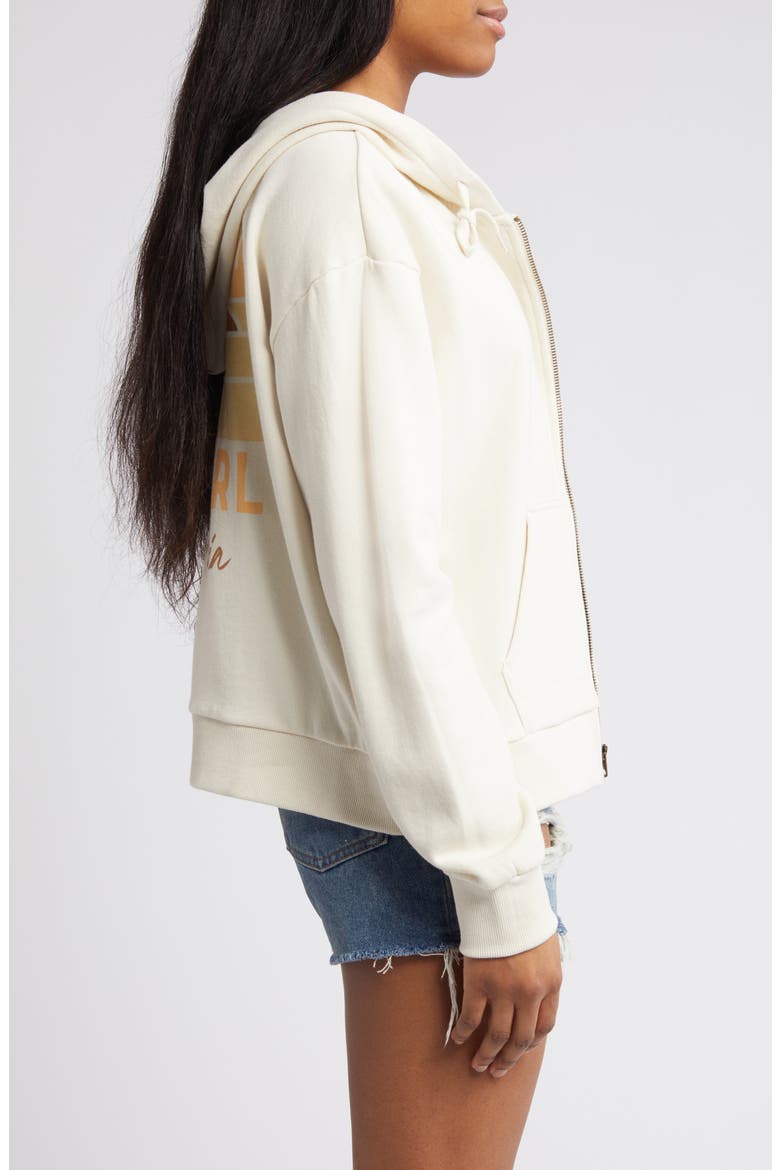 Line-Up Cotton Graphic Zip-Up Hoodie, Alternate, color, CALIFORNIA BONE