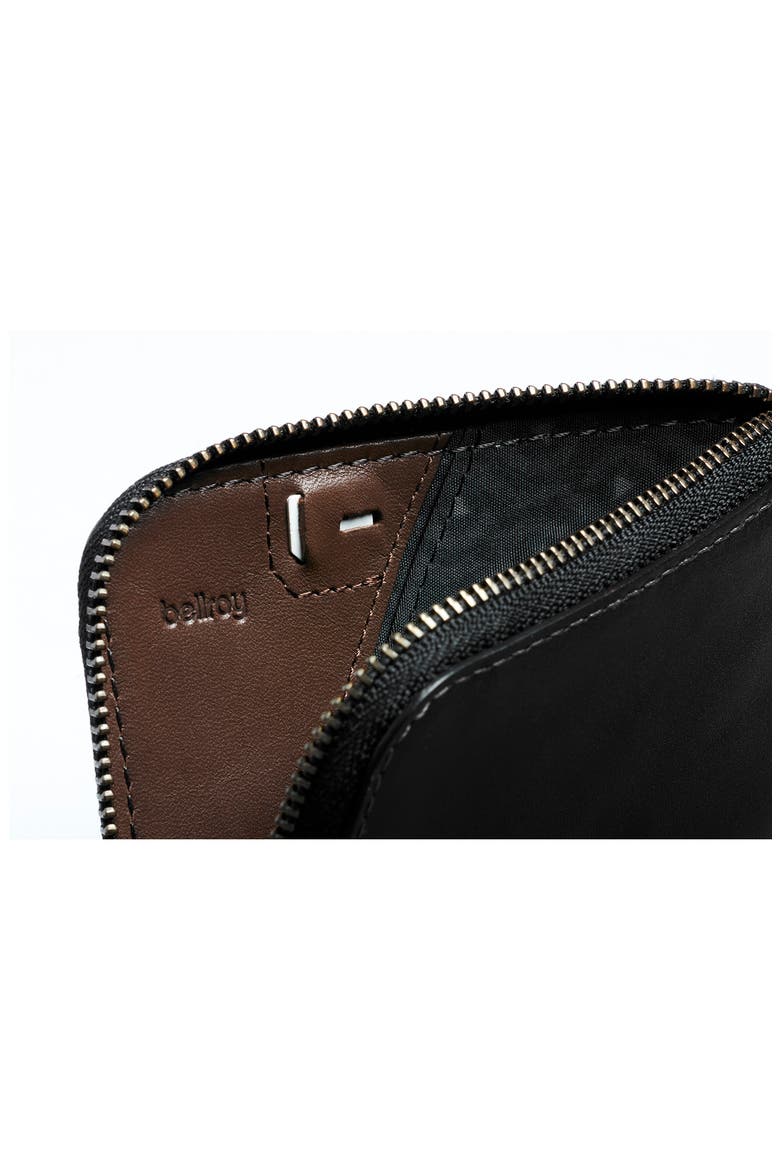 Leather Card Pocket, Alternate, color, BLACK