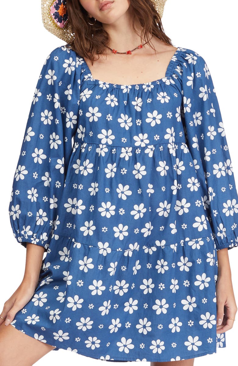 Billabong Love Crush Daisy Print Tunic, Alternate, color,