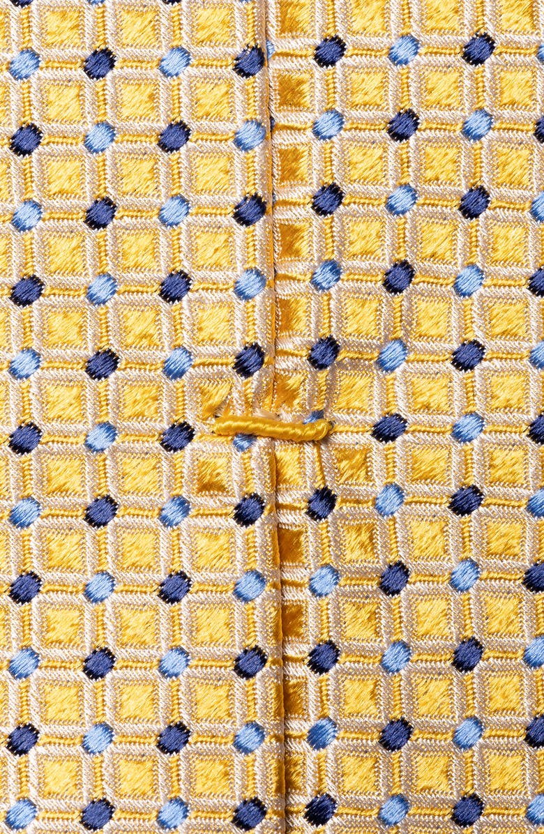 Eton Diamond Neat Silk Tie, Alternate, color,