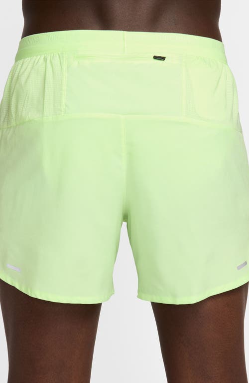 Nike Dri-fit Stride 5-inch Running Shorts In Green