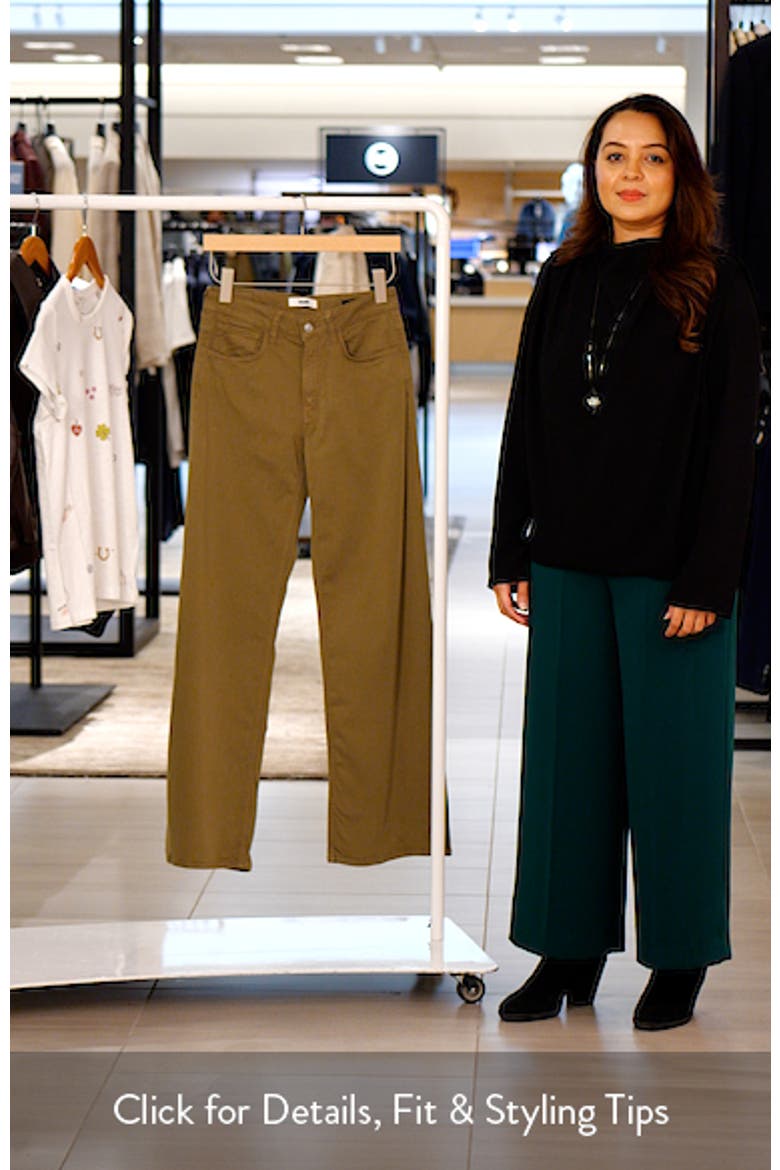 Alena High Waist Wide Leg Sateen Pants video