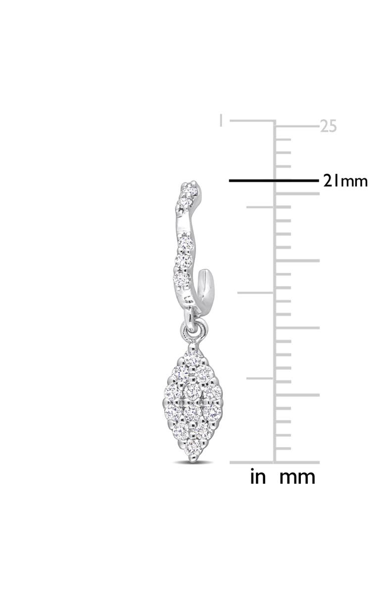 Julianna B. 3/8 CTW Diamond Dangle Earrings 14k Gold, Alternate, color, 14K White Gold