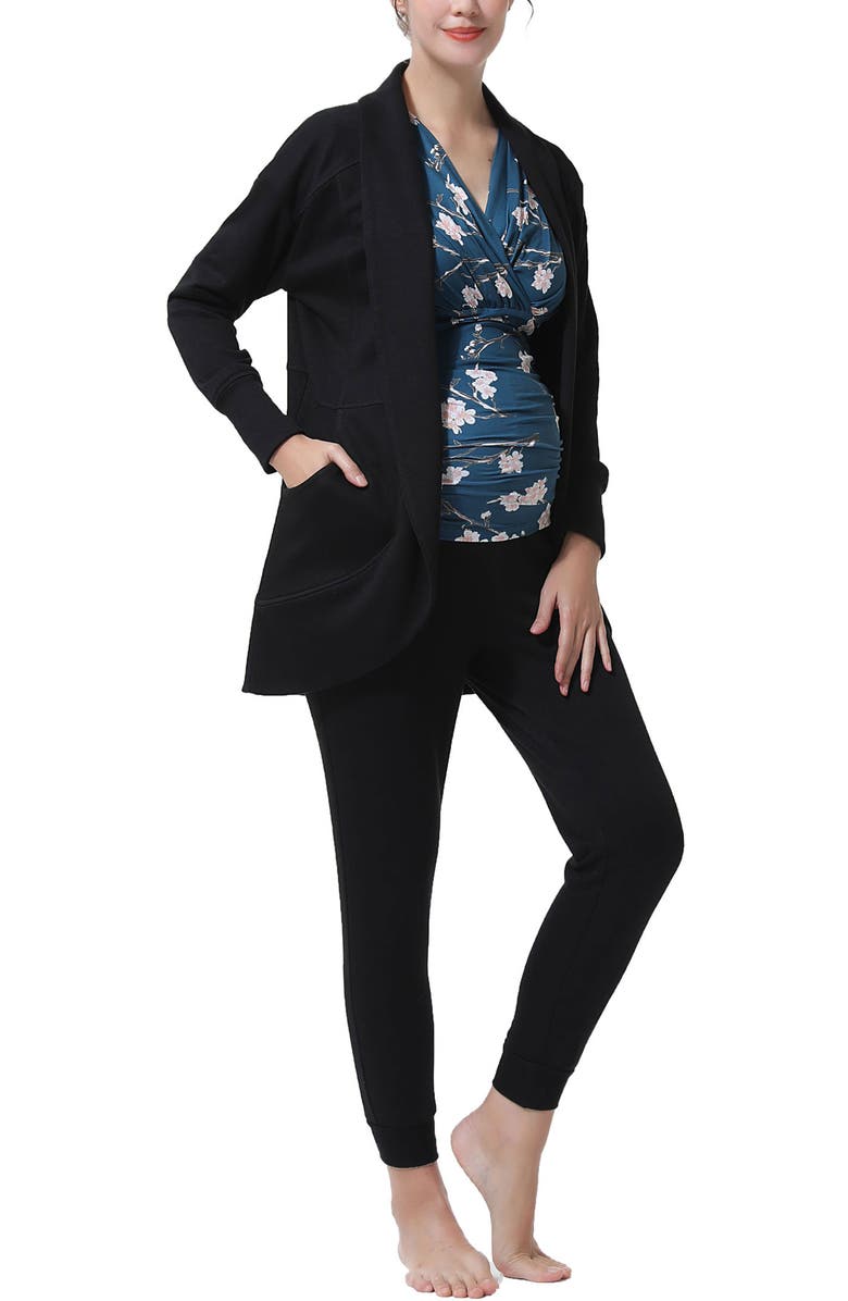 Kimi & Kai Josie Maternity Nursing 3-Piece Lounge Set, Alternate, color, Multicolored