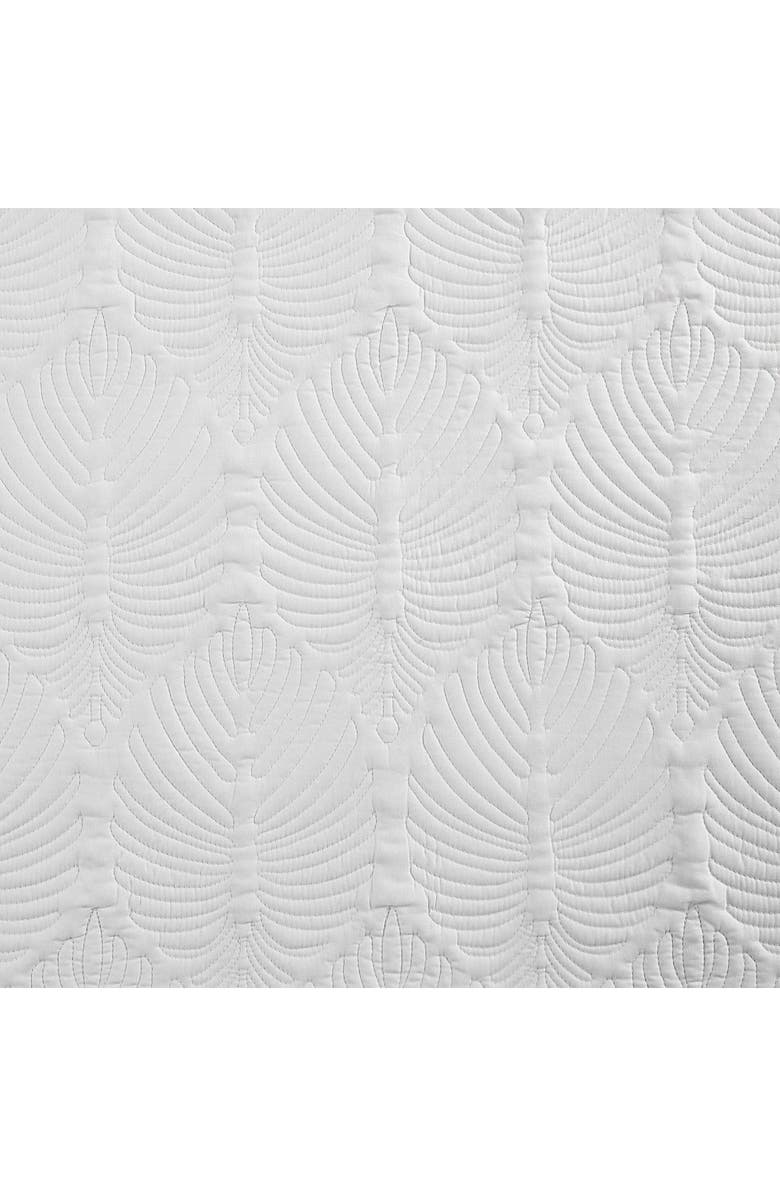 Tommy Bahama Line Palm Reversible Cotton Quilt Set, Alternate, color, White