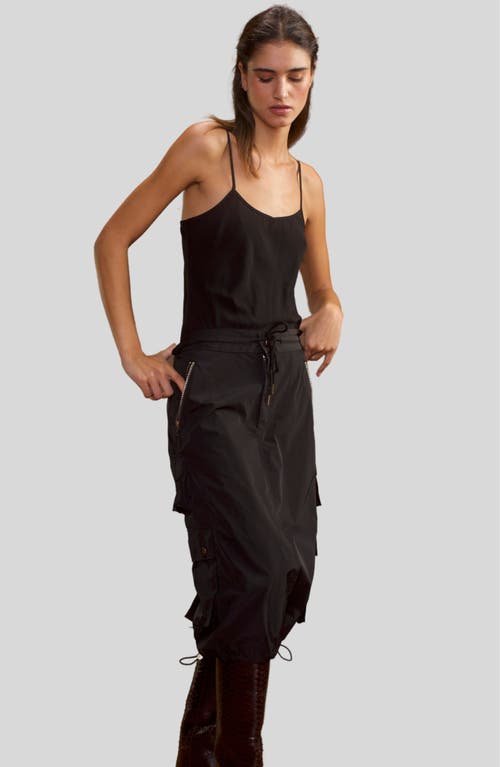 Shop Cynthia Rowley Deep Pockets Skirt In Black