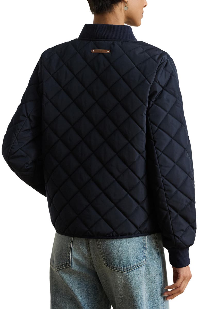 Lauren Ralph Lauren Logo Crest Quilted Jacket, Alternate, color, 