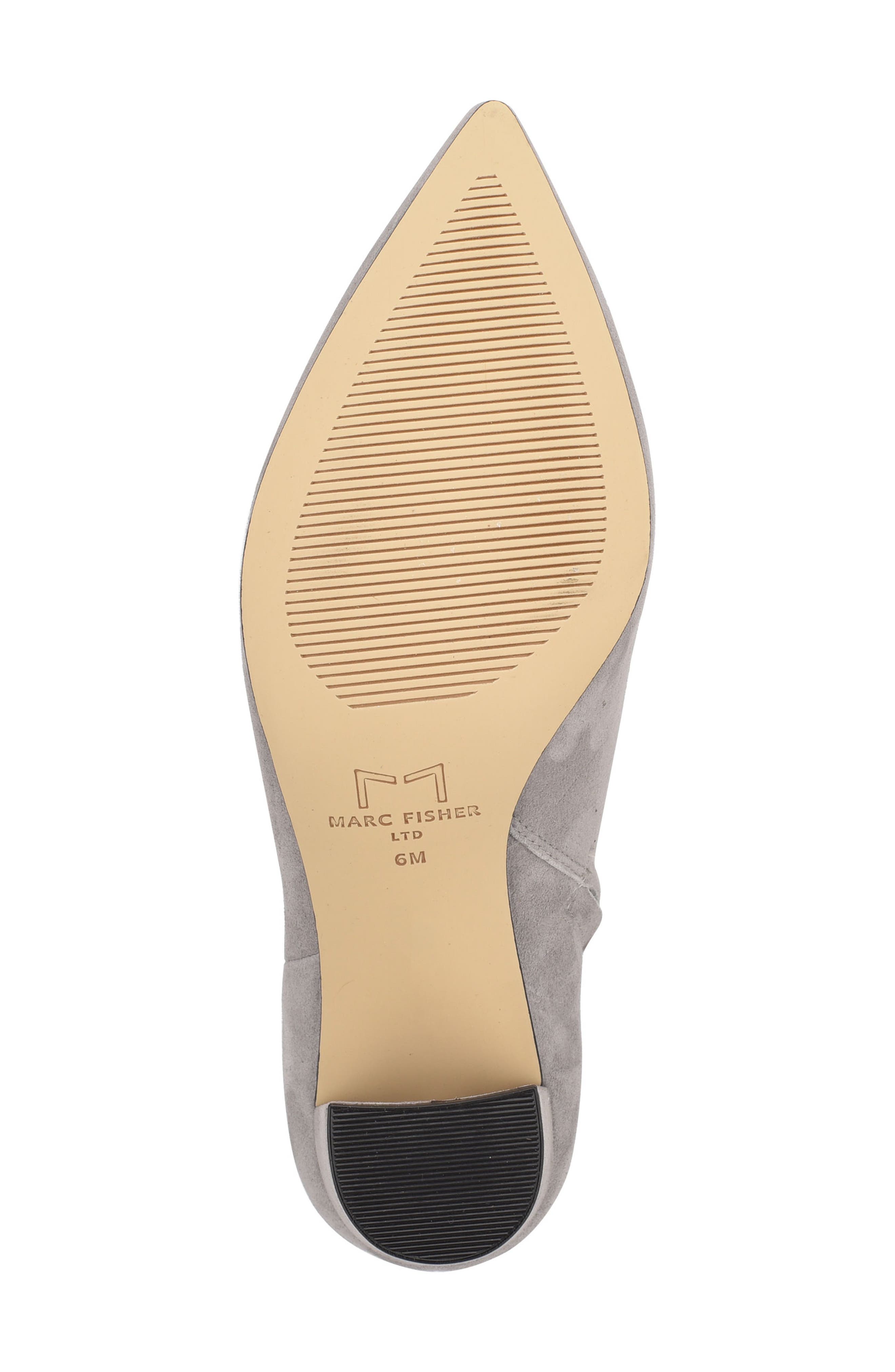 Ulani Pointy Toe Bootie, Alternate, color, GRIGIO SUEDE