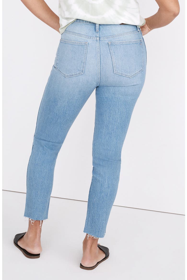 Raw Hem Stovepipe Jeans, Alternate, color, DEVOE