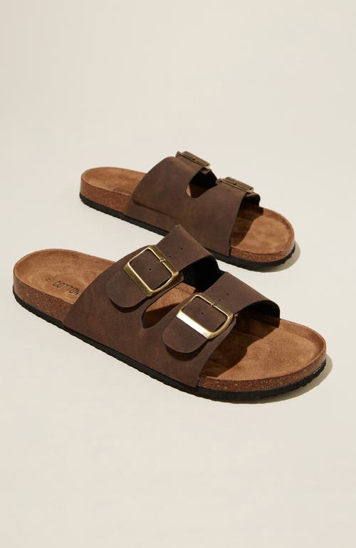 COTTON ON DOUBLE BUCKLE SANDAL