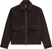 Theory Reece Leather Aviator Jacket