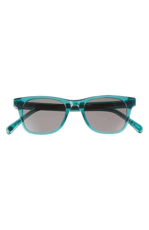 eyebobs The Director 46mm Small Polarized Square Sunglasses in Teal Crystal 