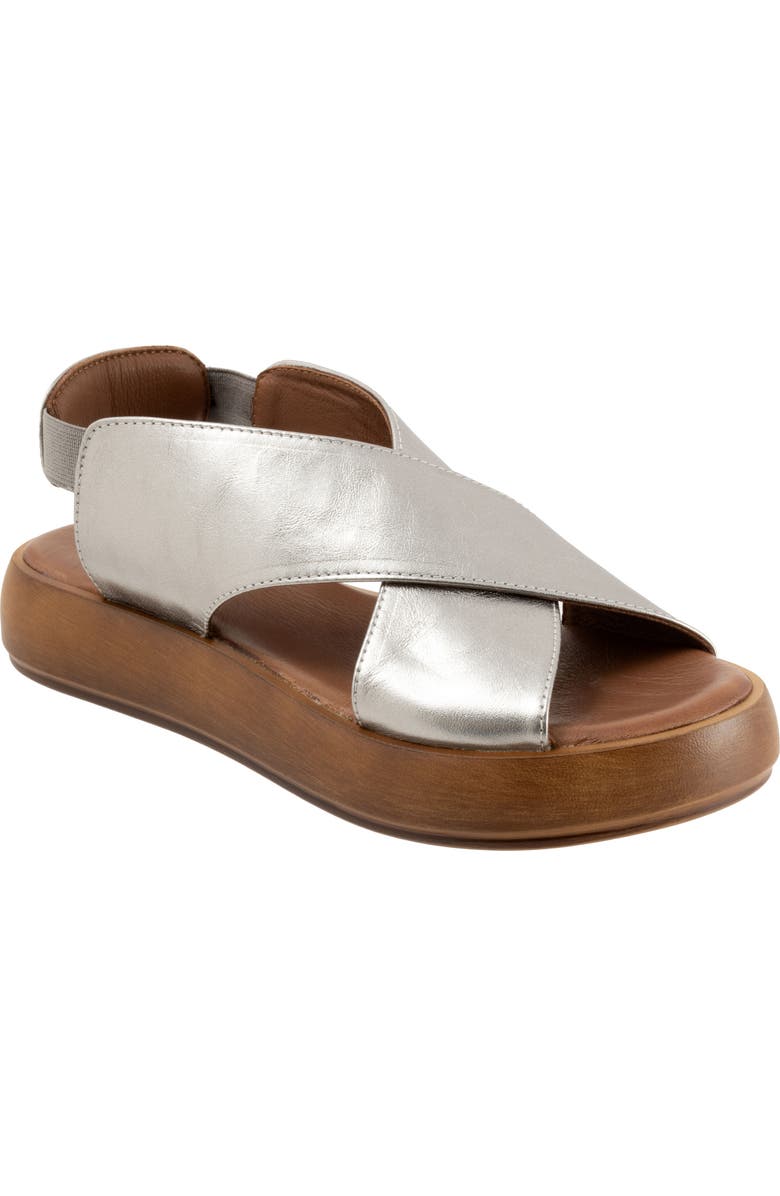 Bueno Jayden Sandal, Main, color, Dark Silver