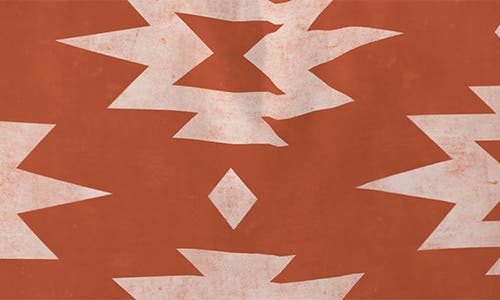 Deny Designs Southwest Star Lumbar Throw Pillow In Orange
