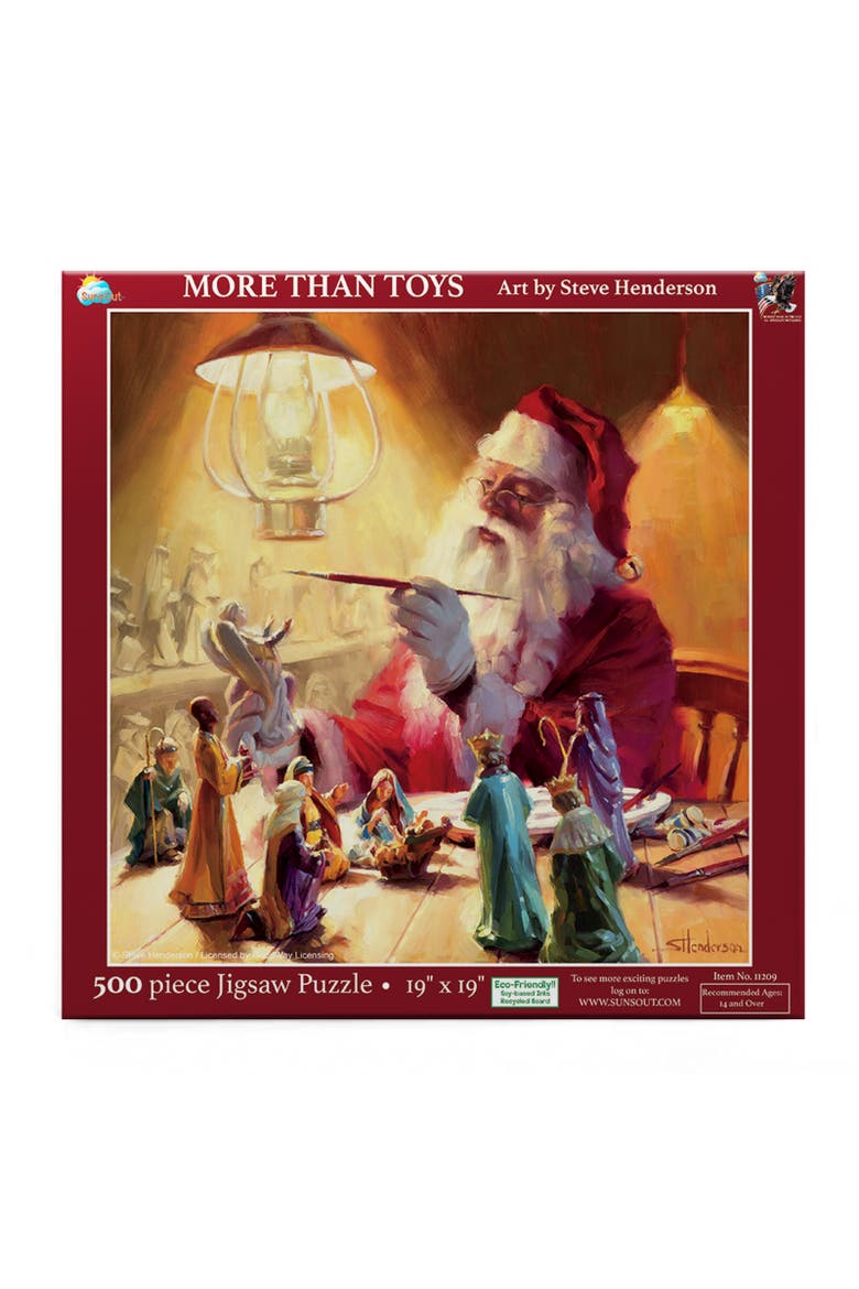 More Than Toys 500 piece Jigsaw Puzzle for Adults, Alternate, color, Multicolor