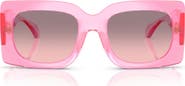 Versace 54mm Gradient Square Sunglasses