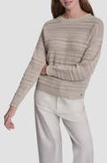 DKNY Jeans Cotton Pointelle Sweater