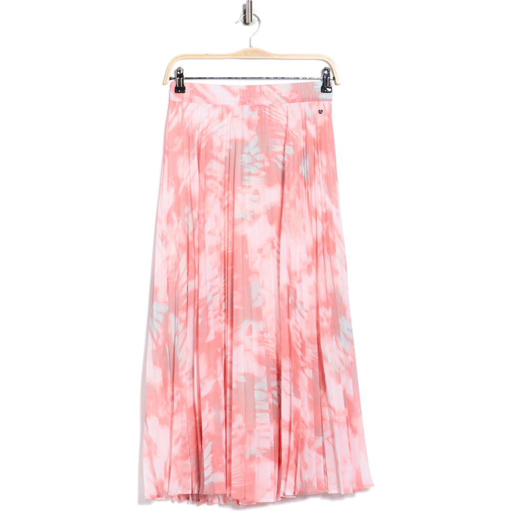 Hugo Boss Boss Orange Vlissole Pleated Midi Skirt In Multi
