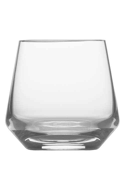 Schott Zwiesel Pure Set Of 4 Old Fashioned Glasses In Clear