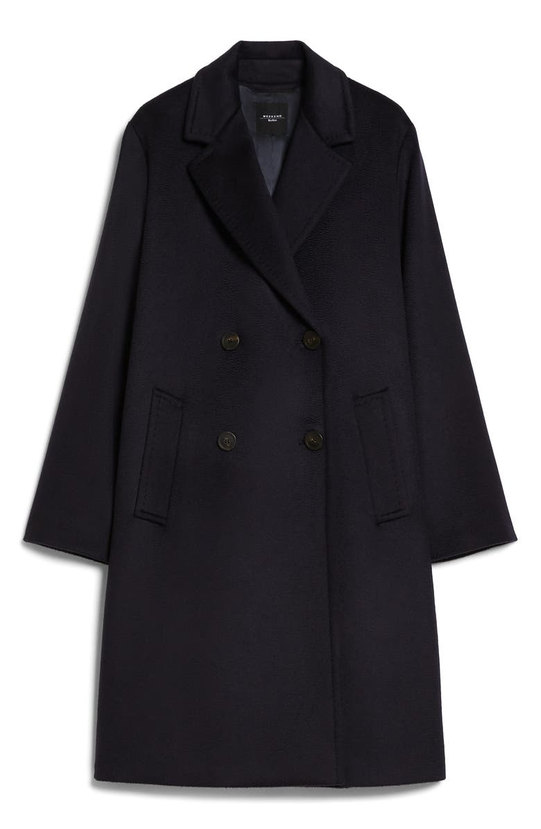 Weekend Max Mara Zum Double Breasted Virgin Wool Coat, Alternate, color,