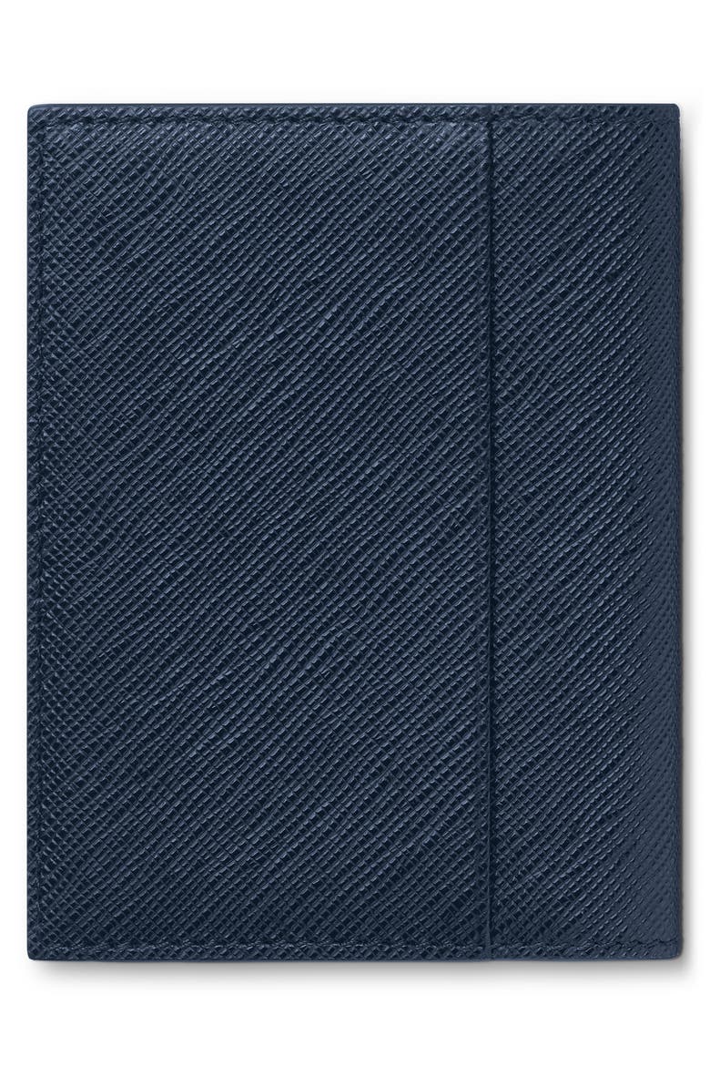 Sartorial Leather Bifold Wallet, Alternate, color, INK BLUE