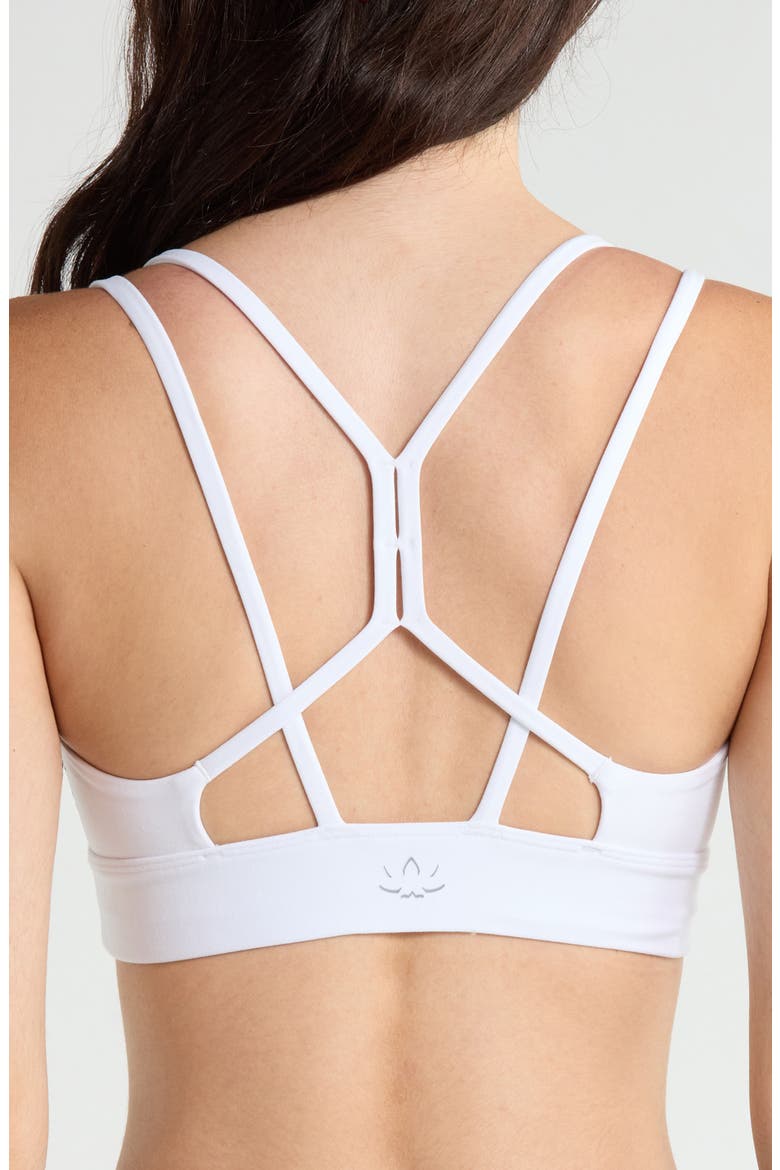 Spacedye Back to It Strappy Sports Bra, Alternate, color, CLOUD WHITE