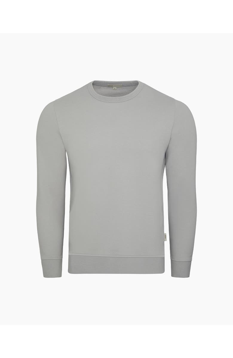 Onia Terry Crewneck Sweater, Alternate, color, Lunar Grey