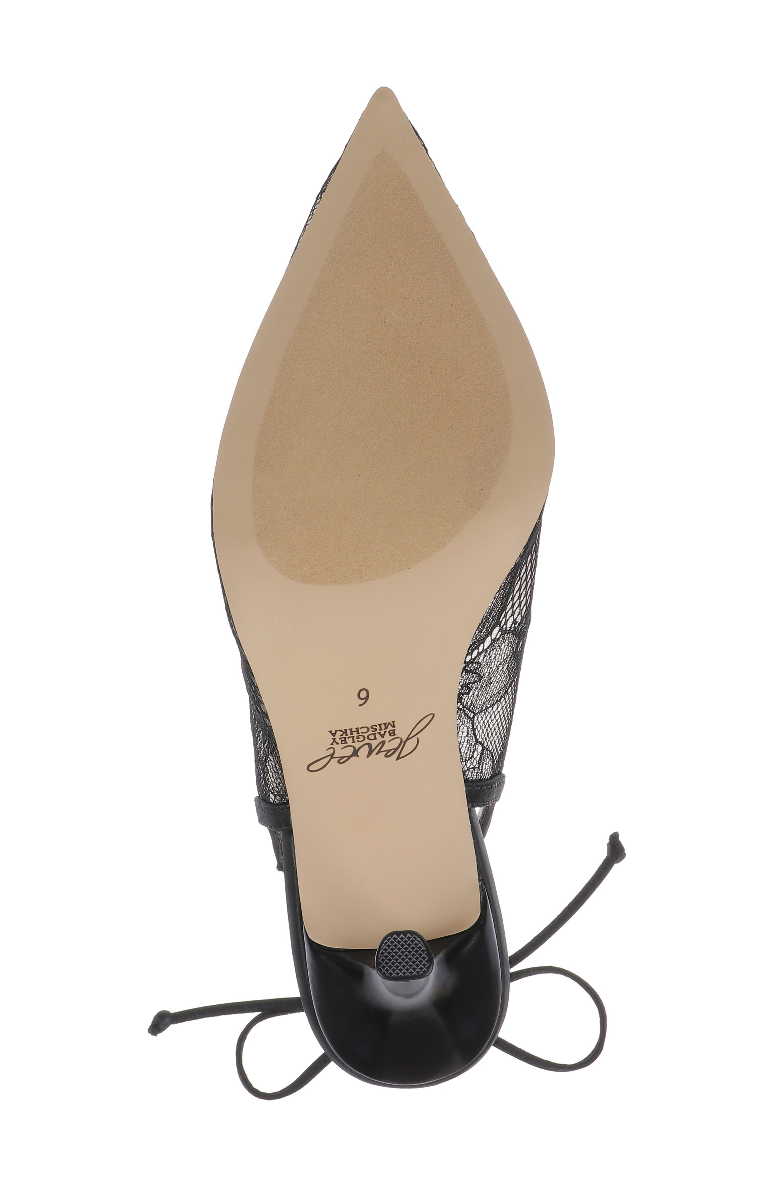 Bari Ankle Wrap Mesh Pump, Alternate, color, BLACK LACE