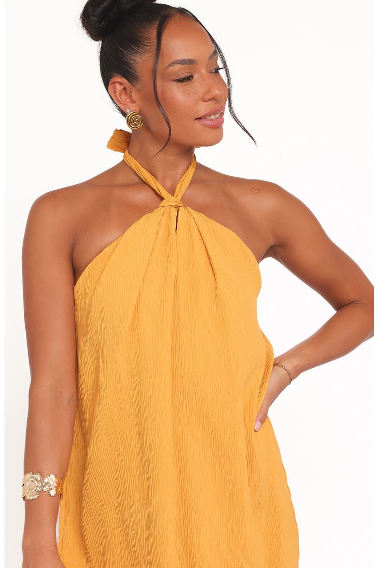 Theophania Halter Maxi Dress, Alternate, color, MANGO