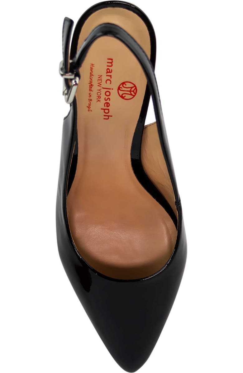 Marc Joseph New York Juliana Patent Leather Slingback Pump, Alternate, color,