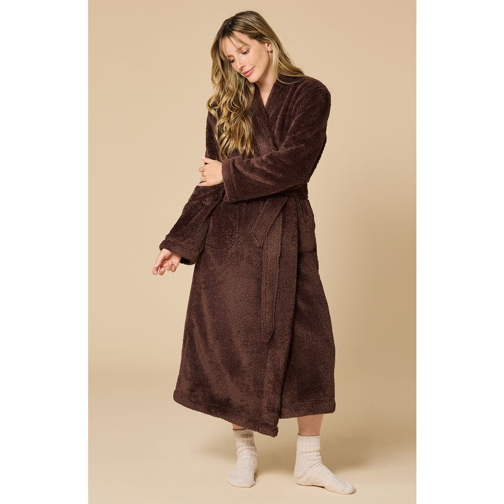 Softies Dreamplush Wrap Robe In Brown