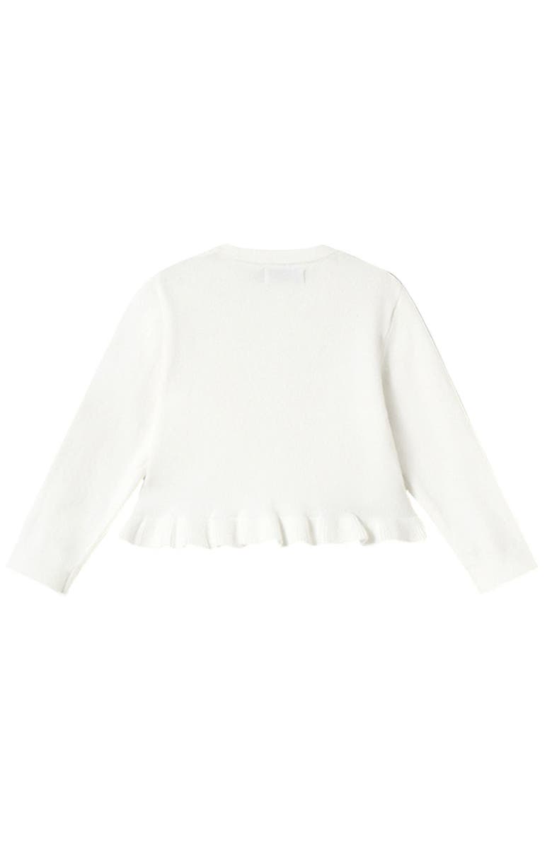 Mayoral Ruffle Tricot Cardigan, Alternate, color, 