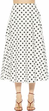 Alexia Admor Brilyn Linen Midi Skirt