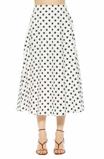Alexia Admor Brilyn Linen Midi Skirt