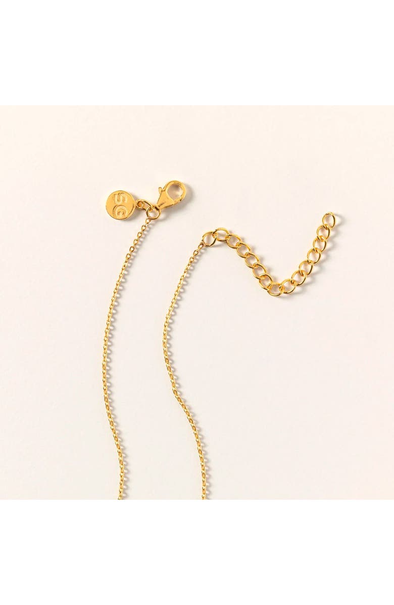 Uncommon Goods Sliced Raw Diamond Crescent Necklace by Shana Gulati, Alternate, color, 