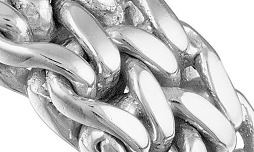 Esquire Sterling Silver Stiff Link Infinity Ring