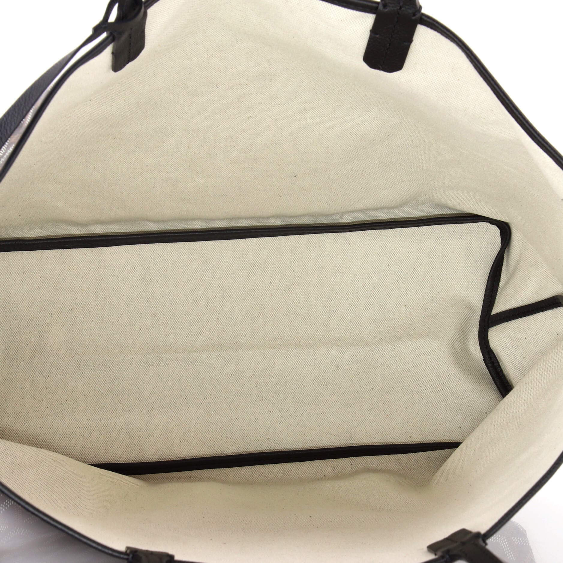 Pre-Owned Goyard Saint Louis Tote Coated Canvas PM, Alternate, color, Black