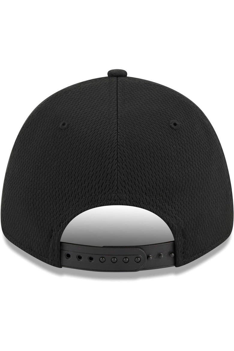 Men's New Era Black New England Patriots Throwback Main B-Dub 9FORTY Adjustable Hat, Alternate, color, Black