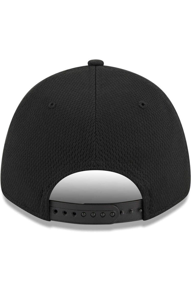 New Era Men's New Era Black New England Patriots Throwback Main B-Dub 9FORTY Adjustable Hat, Alternate, color,