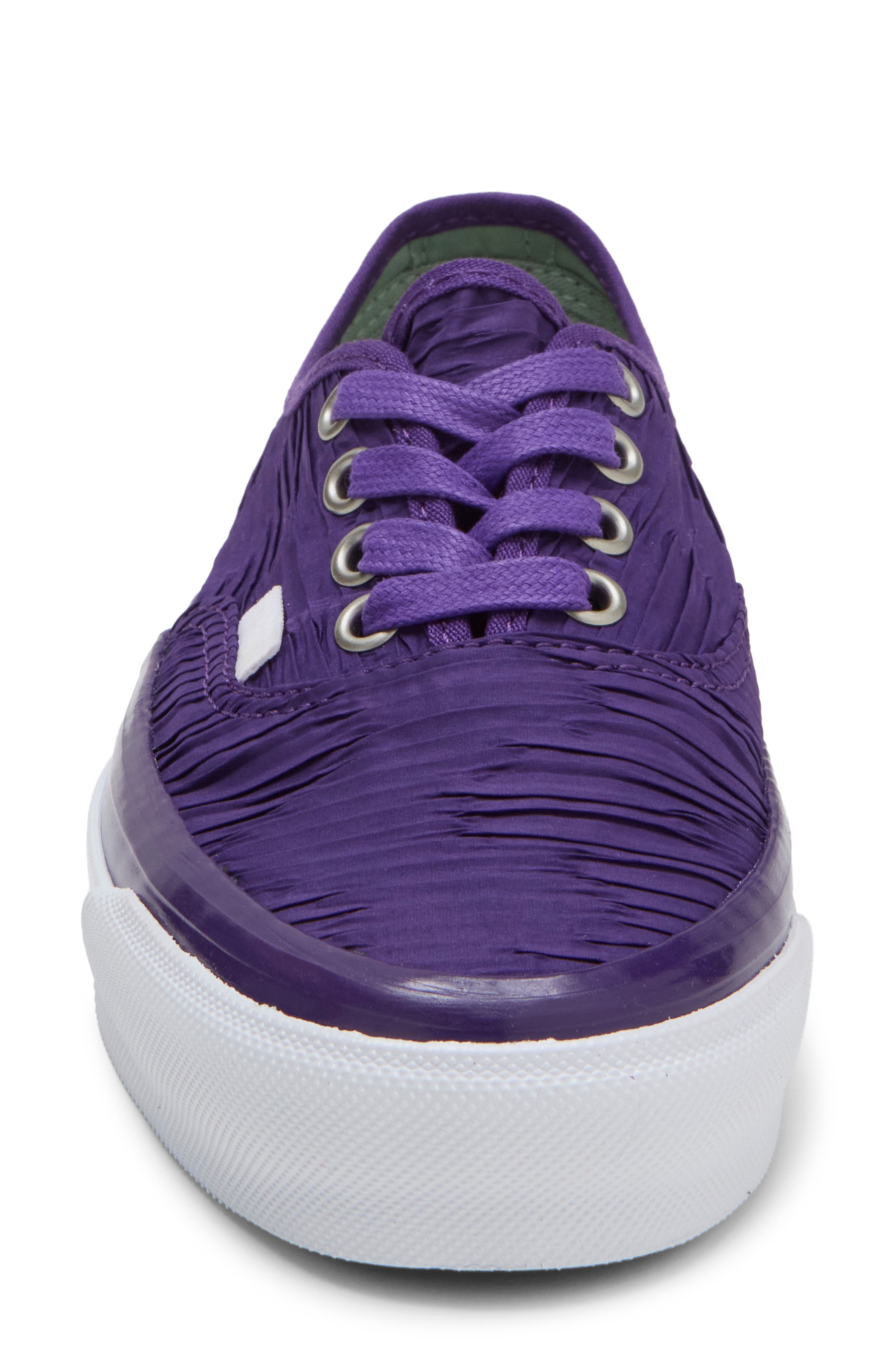 LX Authentic 44 Pleat Sneaker, Alternate, color, PLUM