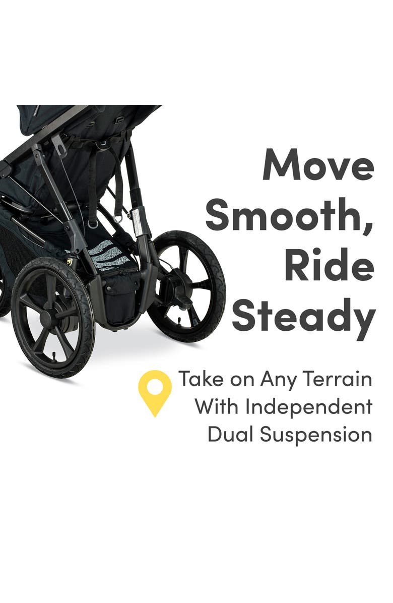 BOB Wayfinder Jogging Stroller, Alternate, color, Nightfall
