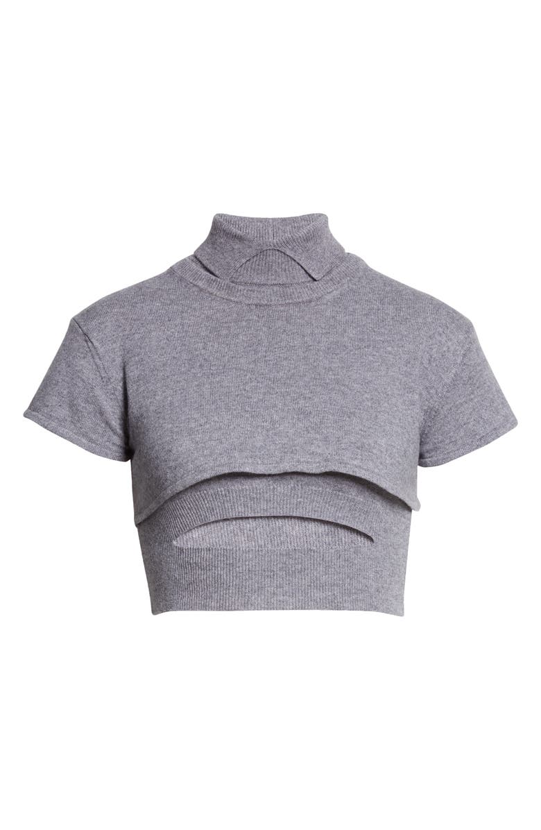 Meryll Rogge Crop Two-Piece Cashmere Sweater Set, Alternate, color,