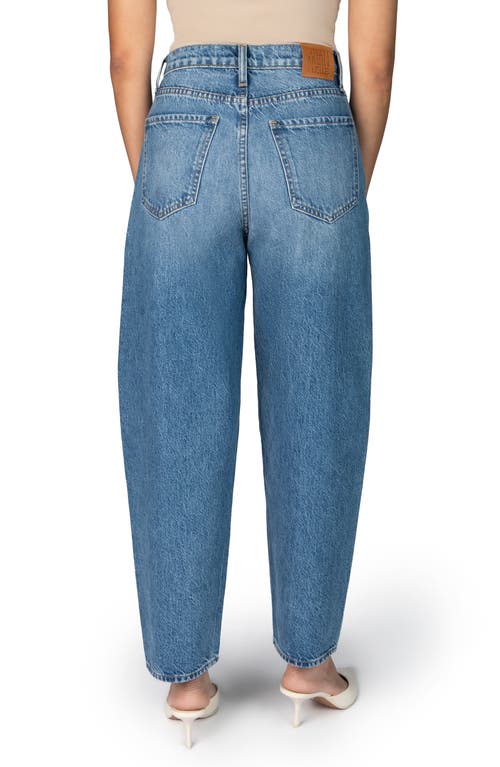 Nelle Atelier The Lily Petite Barrel Leg Jean In Lapis