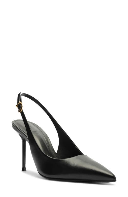 Schutz Paola Slingback Pointed Toe Pump In Black