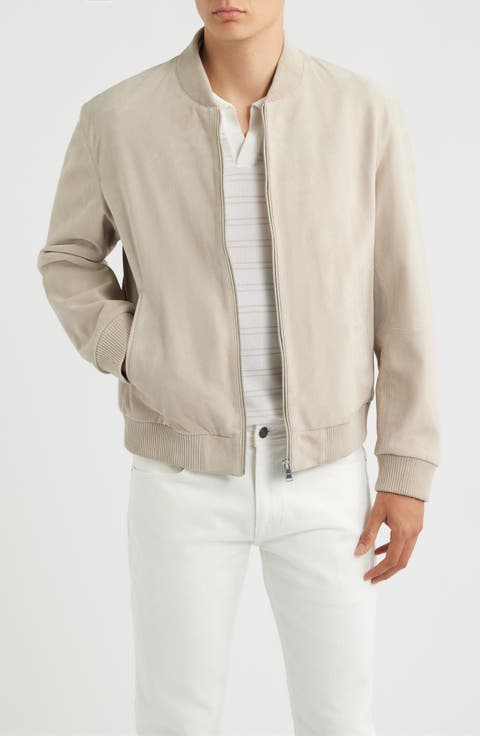 Muller Suede Bomber Jacket